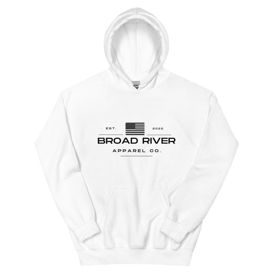 Broad River American Flag Logo Hoodie